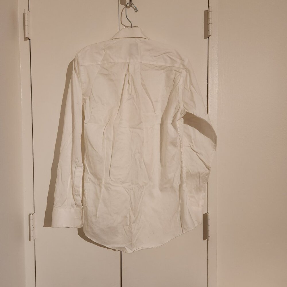 Men's style Joseph & Feiss white button up shirt size 14.5  32/33 - Picture 4 of 4